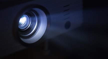 custom projector lens with light